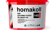 Клей Homakoll 148 Prof (14 кг) для коммерческого ПВХ-линолеума, морозостойкий